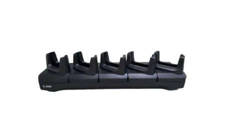 TC21/TC26 Five Slot Charge Only Cradle 4 devices plus 4 slot battery charger; Supports device with/without trigger gun; Power Su
