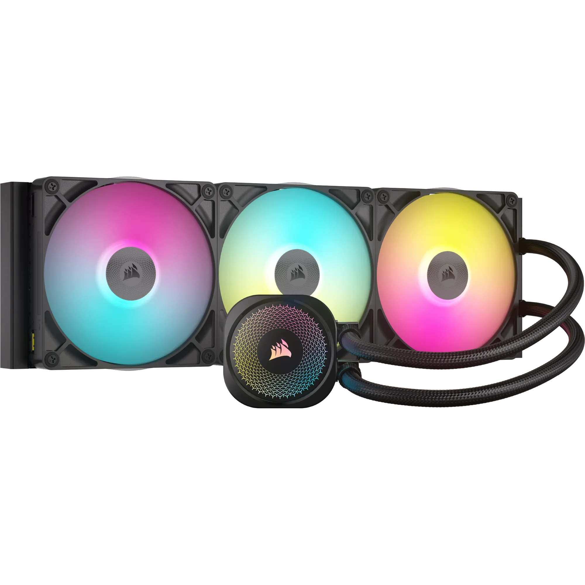 CORSAIR iCUE LINK TITAN 420 RX RGB Liquid CPU Cooler – RX140 RGB Fans – Fits Intel® LGA 1851/1700; AMD® AM5/AM4