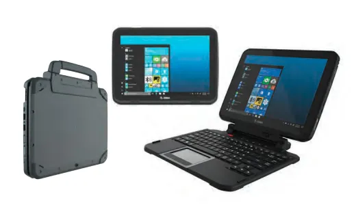 Zebra Rugged Tablet; ET85; 12'' QHD Sunlight readable display; 4G WWAN w/GPS; Win Pro; i5 11th gen; 8GB; 128GB PCIe SSD; F&R Cam