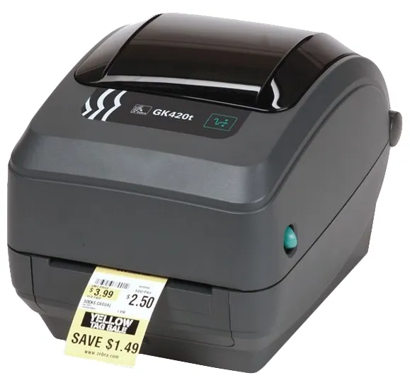 Zebra GK-420 203dpi D/T Printer w/ Serial; Parallel & USB