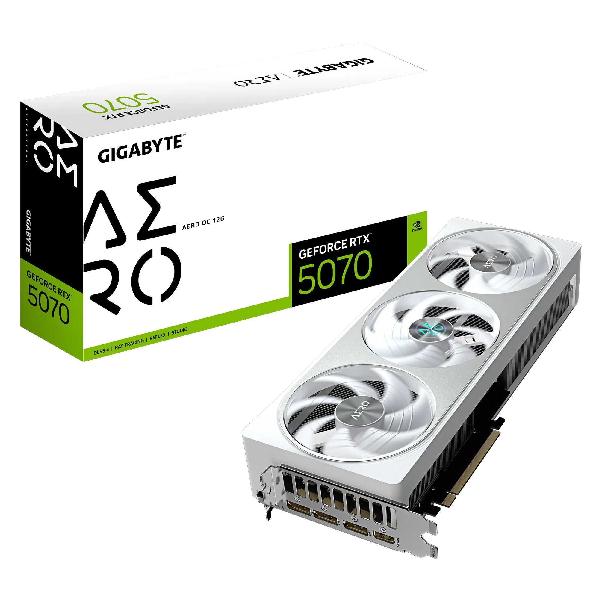 GIGABYTE nVidia GeForce RTX™ 5070 AERO OC - GV-N5070AERO-OC-12GD