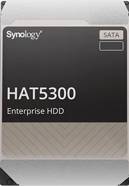 Synology HAT5300-8T 8TB 3.5'' Enterprise HDD; SATA 6GB/s; 256MB Cache; RPM 7200 - Only use with Synology