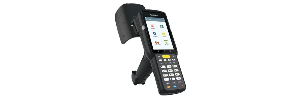 MC3390xR UHF RFID Gun; Linear Antenna; 802.11 a/b/g/n/ac; SE4850 Extended Range 2D Imager; 38 Key; Extended Capacity Battery; GM