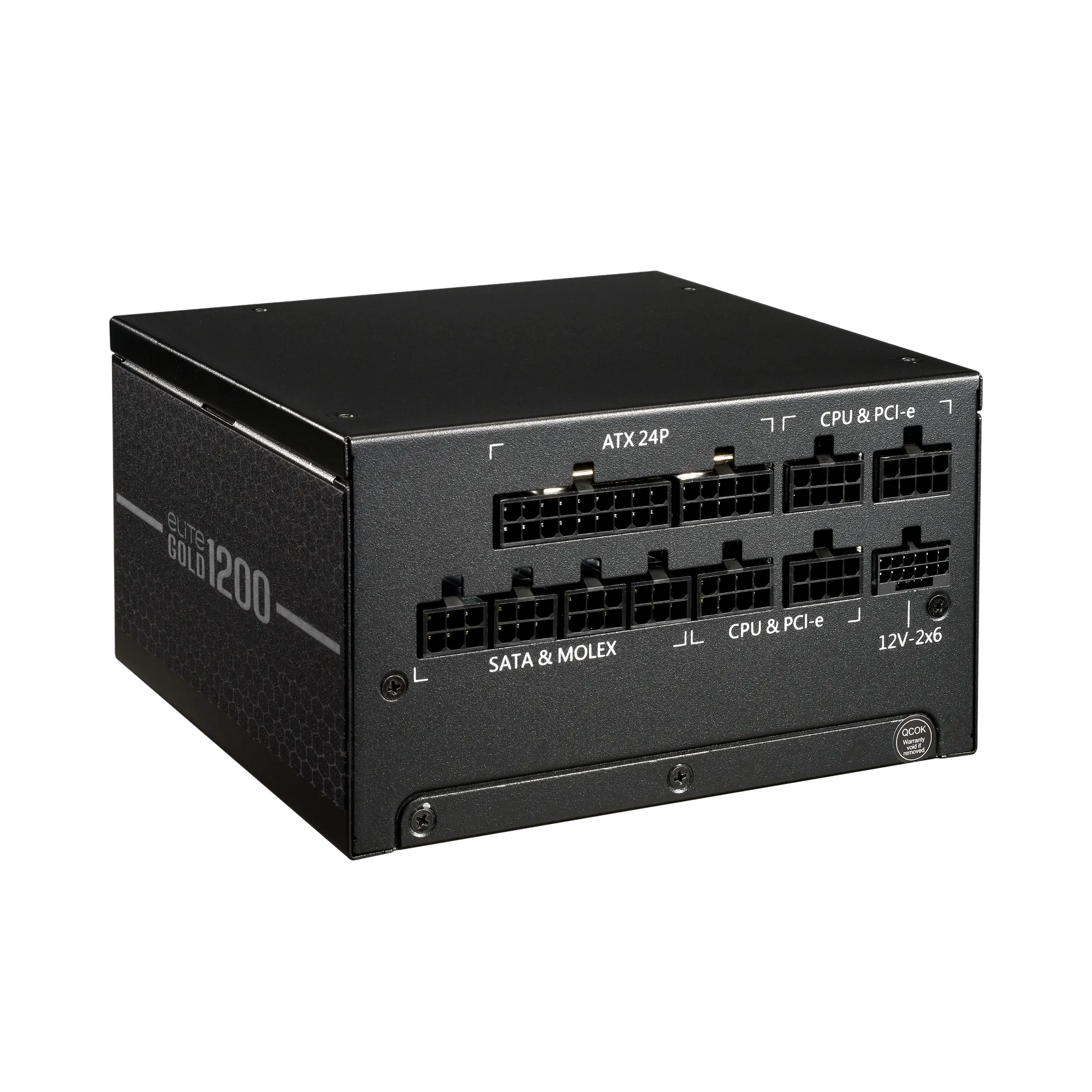 Cooler MasterELITE Gold 1200 1200W 80 Plus Gold Fully Modular Black PCIe 5.1 ATX 3.1 Desktop Power Supply