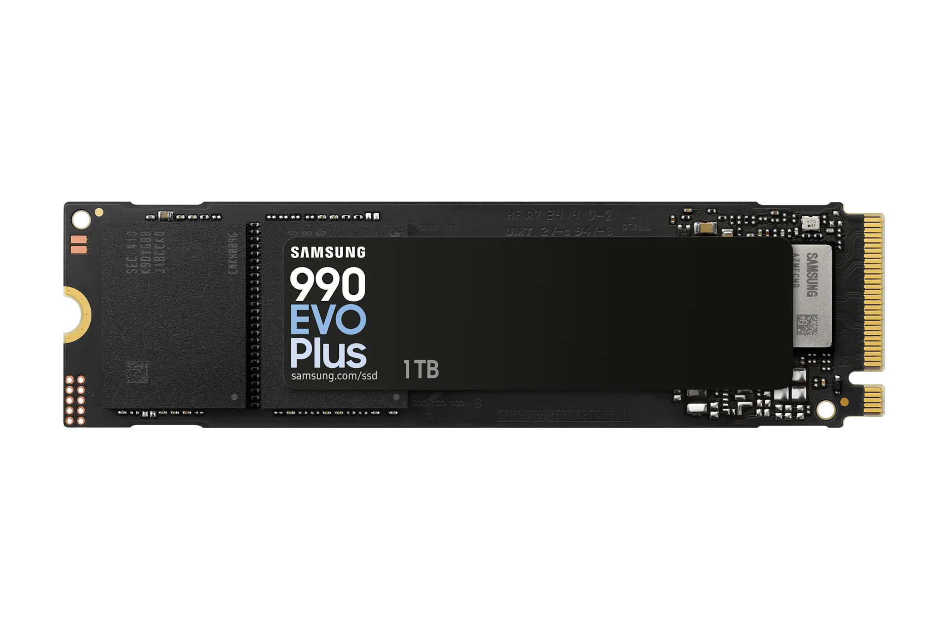 Samsung MZ-V9S1T0BW 990 EVO Plus 1TB NVMe SSD - Read Speed up to 7150 MB/s; Write Speed to up 6300 MB/s; Random Read up to 850;0