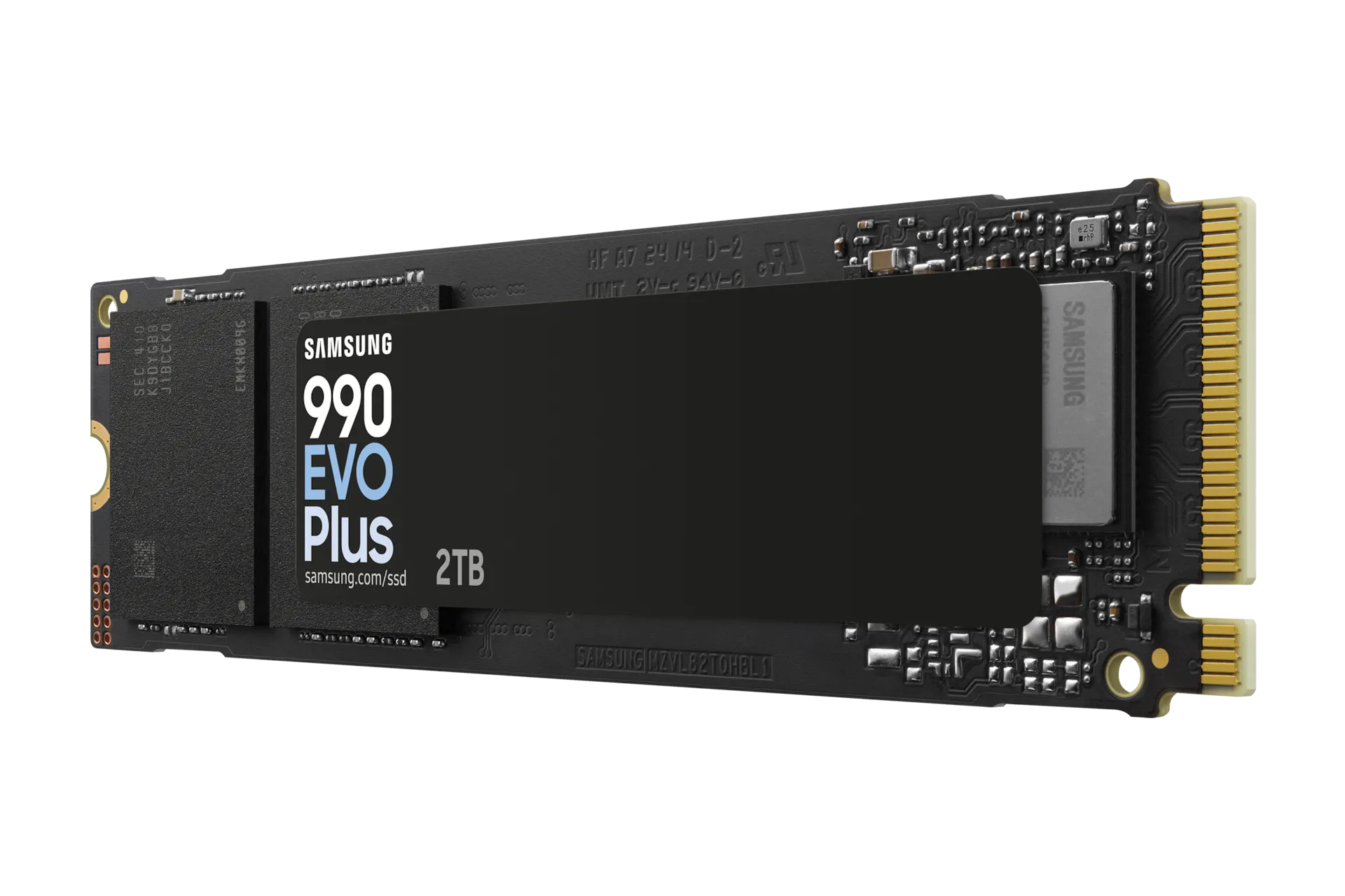 Samsung MZ-V9S2T0BW 990 EVO Plus 2TB NVMe SSD - Read Speed up to 7250 MB/s; Write Speed to up 6300 MB/s; Random Read up to 1 000