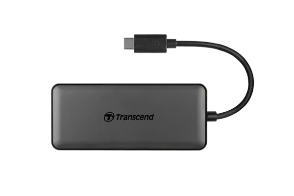 Transcend TS-HUB5C USB Type C Hub 2 x USB 3.1 Gen 2 Type A; 1 x USB Type C port; 1 x USB Type C PD port and SD & MicroSD Reader