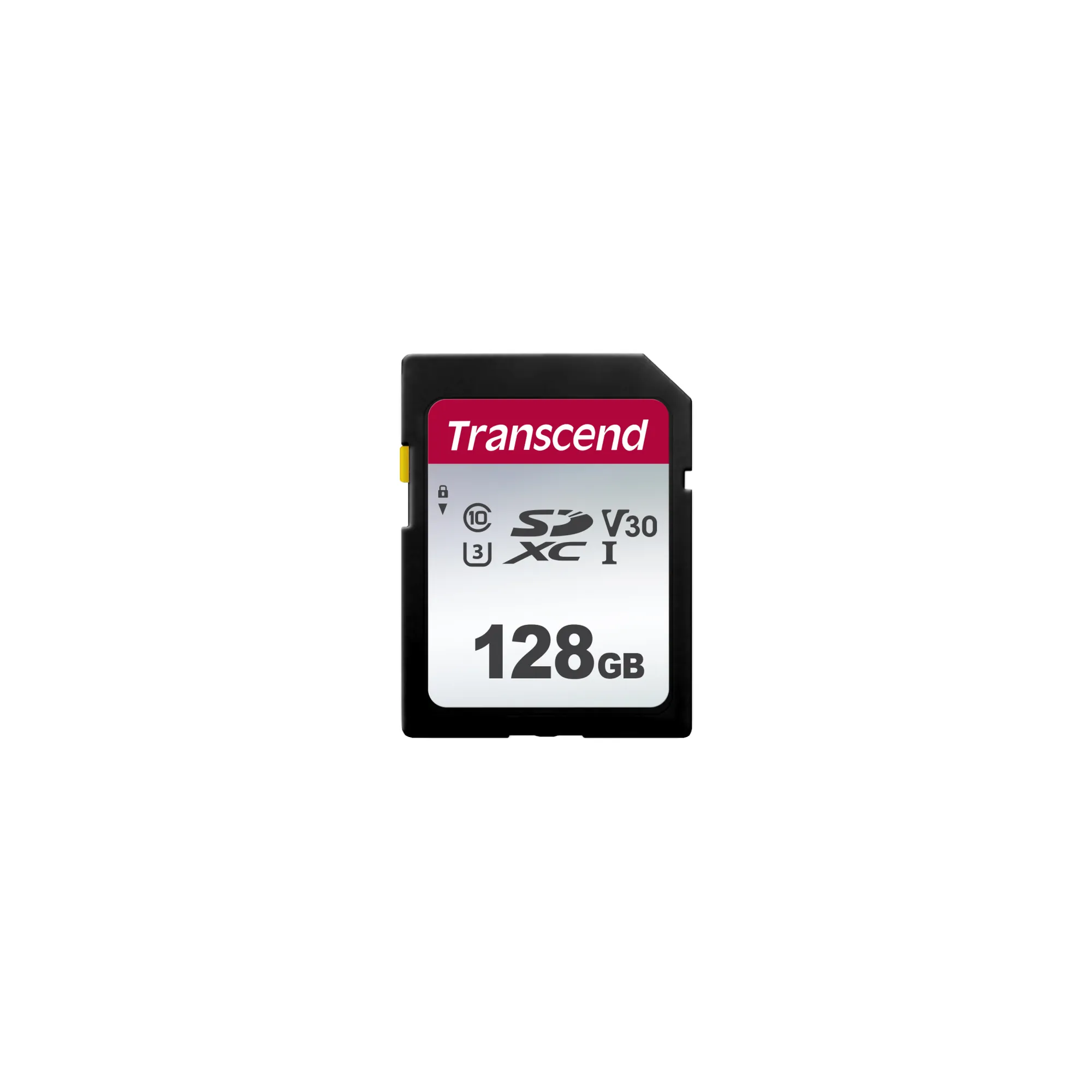 TRANSCEND 300S 128GB UHS-1 CLASS 10 U1 V10 SDXC CARD - 3D NAND