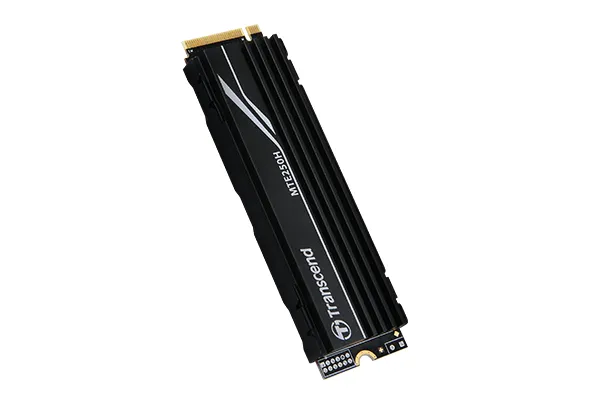 Transcend 1TB MTE250S PCI-E GEN 4X4 M.2 NVMe 2280 SSD 3D TLC -7500 MB/s Read 6700 MB/s Write- with Heat Sink -780TBW