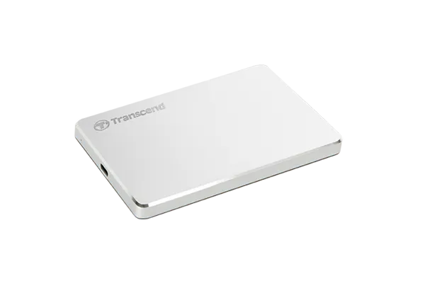 Transcend Storejet 2.5'' 1TB 25C3 USB 3.1 Type C & A HDD - Aluminum