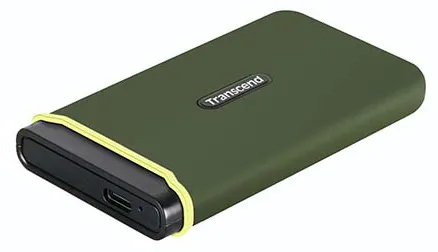 Transcend 500GB ESD380C USB3.2 Gen 2X2 TYPE C (USB 20Gbps) & A PORTABLE SSD. Read up to 2000MB/s and Write up to 2000MB/s