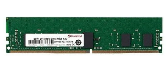 Transcend 4GB DDR4-2666 REG-DIMM CL19 1Rx8 512Mx8