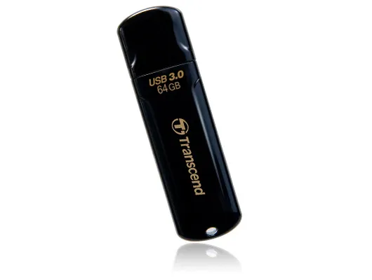 TRANSCEND 64GB JETFLASH 700 USB 3.1 GEN 1 (USB 5Gbps) FLASH DRIVE - TS64GJF700
