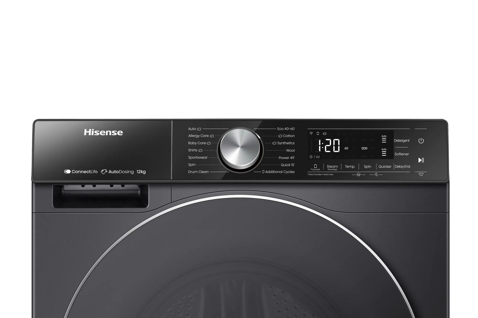 Hisense WF5S1245BB 12kg Front Loader washing machine
