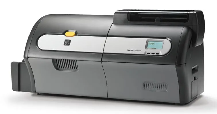 Zebra Printer ZXP Series 7; Dual Sided; UK/EU Cords; USB; 10/100 Ethernet