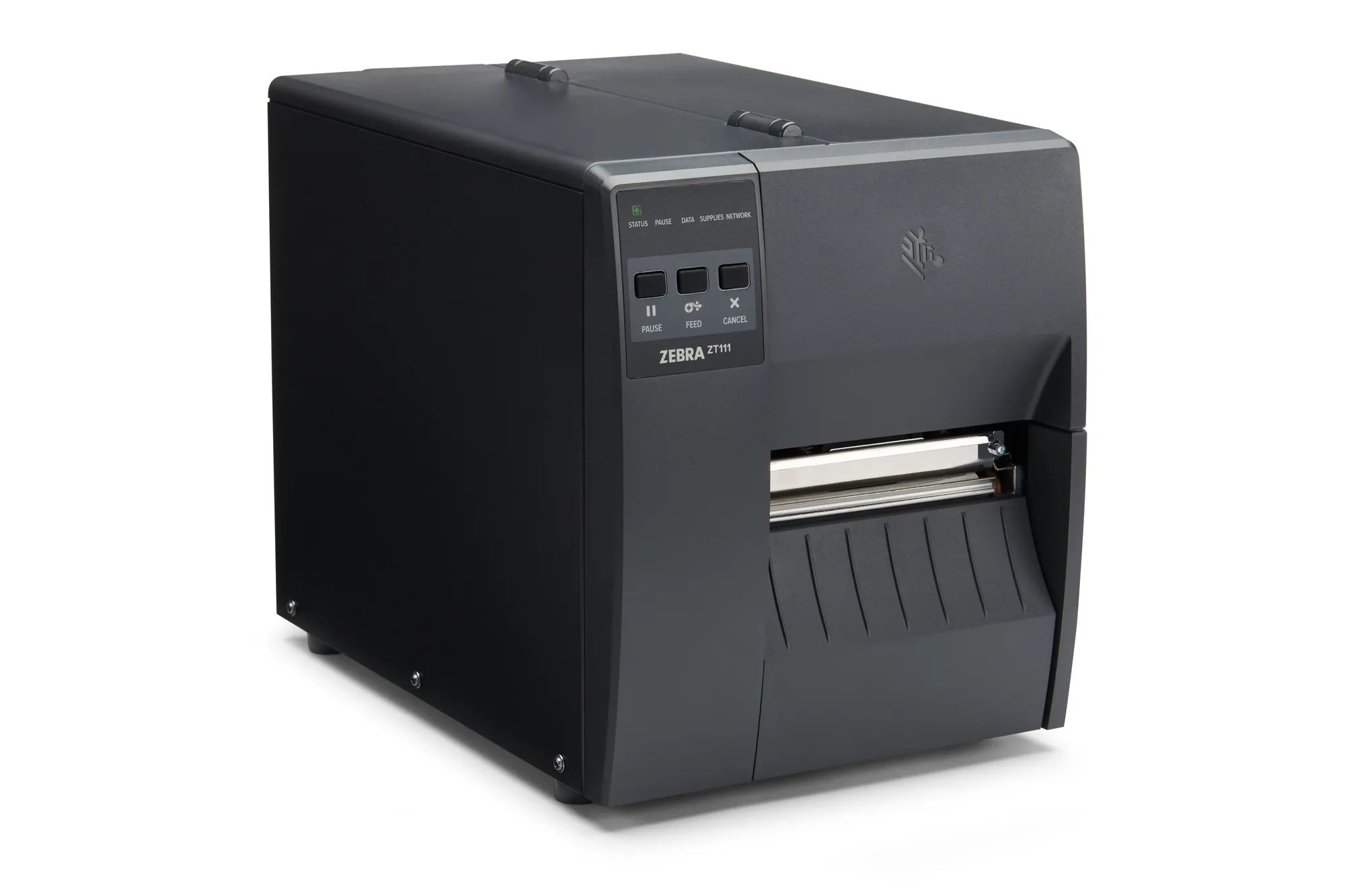 Zebra DT Printer ZT111; 4''; 203 dpi; Direct Thermal; Tear; EU/UK Cords; USB; Serial; Ethernet; BTLE; USB Host; EZPL