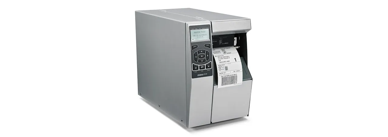 Zebra TT Printer ZT510; 4''; 203 dpi; Euro and UK cord; Serial; USB; Gigabit Ethernet; Bluetooth LE; Cutter; Mono; ZPL