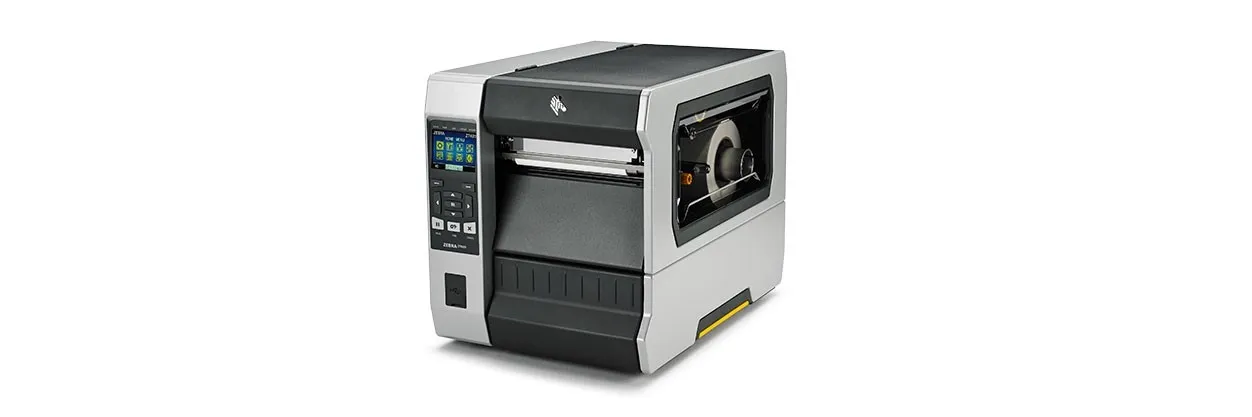 Zebra TT Printer ZT620; 6''; 203 dpi; Euro and UK cord; Serial; USB; Gigabit Ethernet; Bluetooth 4.0; USB Host; Rewind; Color To