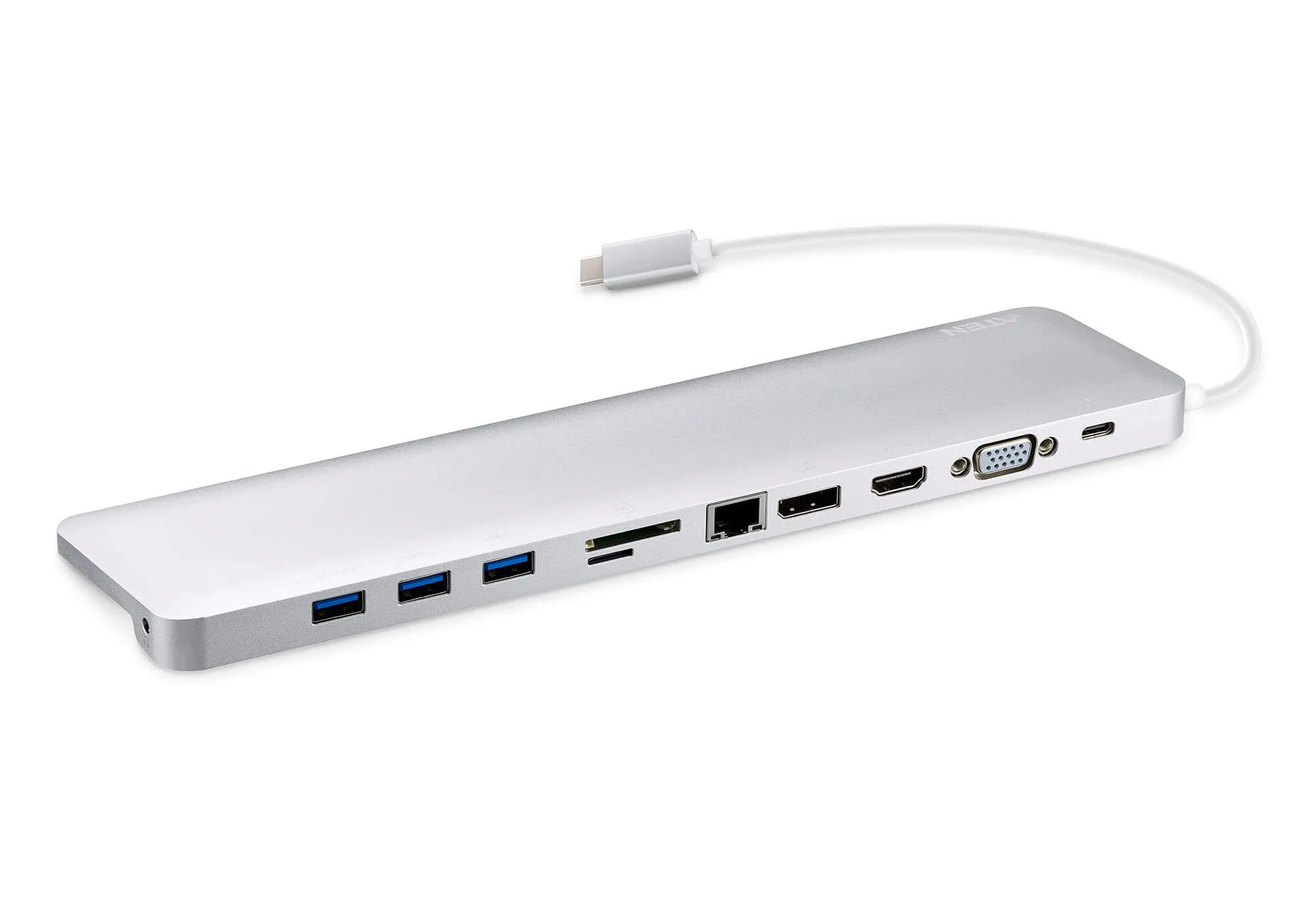 ATEN Dock; USB-C Multiport Dock with Power Pass-Through.