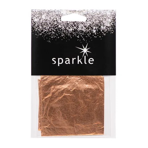 copper-nail-art-foil-sparkle