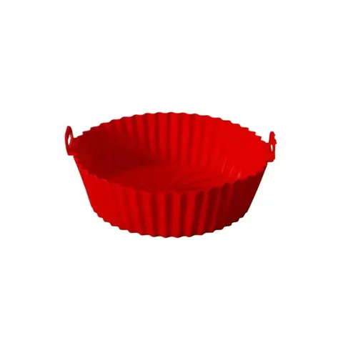 funkilines-silicone-20cm-round-air-fryer-liner-red