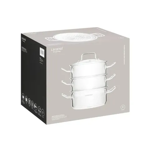 Legend Professional Chef 3 Tier Steamer Packaging