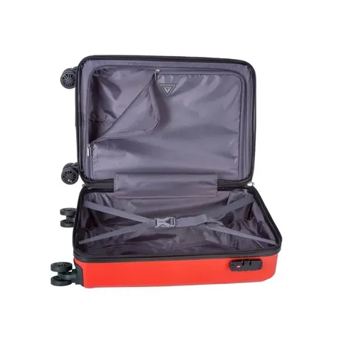 cellini-voyager-mahe-medium-orange-trolley-carry-on-open