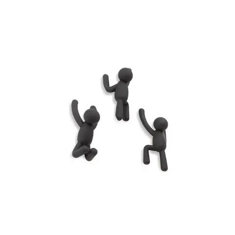 umbra-buddy-hooks-black-set-of-3