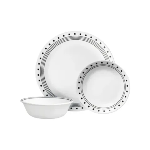Funkilines Corelle City Block 12 Piece Dinner Set 41211 01