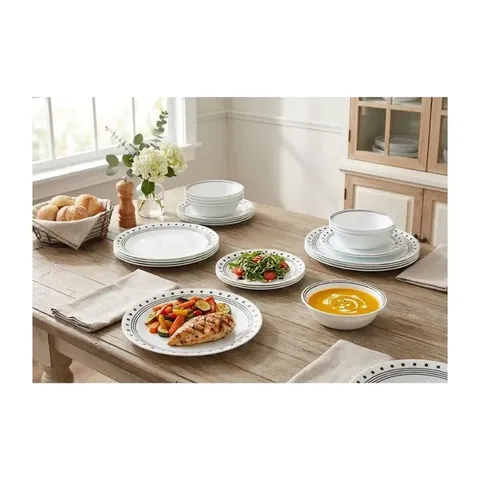Funkilines Corelle City Block 12 Piece Dinner Set 41211 02