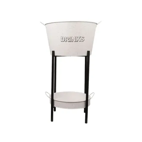 bar-butler-wine-bucket-with-handles-and-mottled-stand