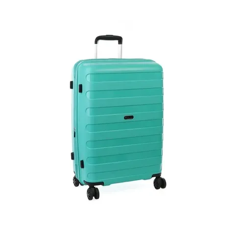 cellini-sonic-medium-4-wheel-green-trolley-case