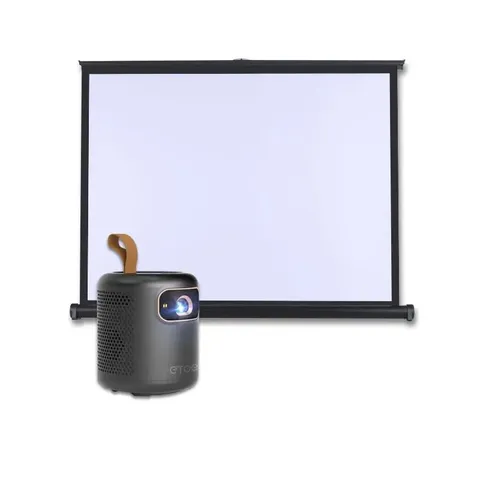 Etoe Portable Projector And 50 Inch Screen Bundle A2341ce 50mb 01