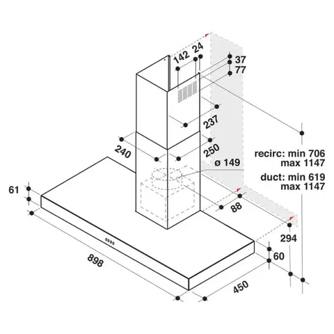 whirlpool-90cm-t-shaped-cooker-hood-akr5593ix-installation