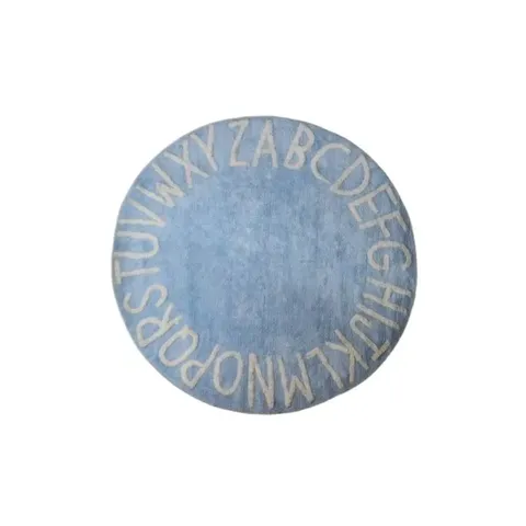 Home4u Alphabet Round Rug