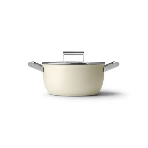 Smeg 24cm Cream Casserole CKFC2411CRM