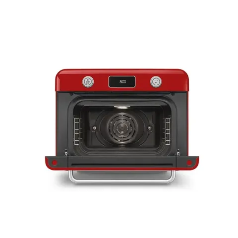smeg-retro-30l-fiery-red-countertop-steam-oven-open