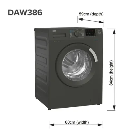 Defy 8kg Front Loader Washing Machine Daw386 01