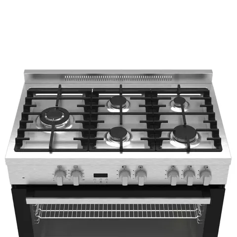 Defy New York Twin Thermofan Range Gas Electric Cooker Dgs906 Top View