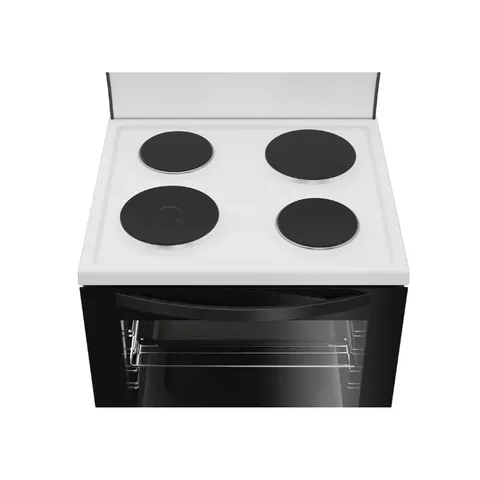 defy-kitchenaire-white-electric-stove-dss693-top-view
