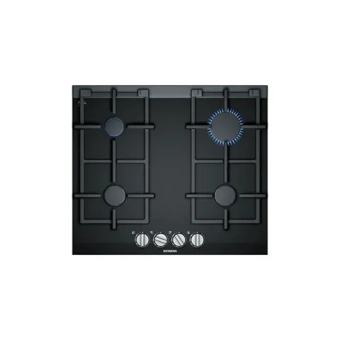 Siemens 60cm Black Ceramic Gas Hob Er6a6pb70z