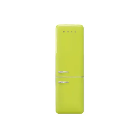 Smeg 60cm Retro Lime Green Right Hinge Bottom Freezer Fab32rli5