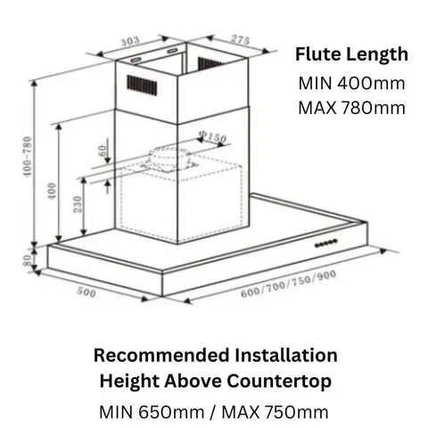 falco-90cm-t-shape-wall-extractor-fan-fal-90-22s-installation