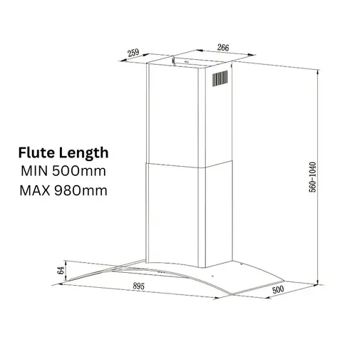 falco-90cm-curved-glass-extractor-fan-fal-90-cgs-installation