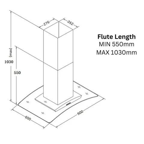 falco-90cm-curved-glass-extractor-fal-90-is90a-dimensions