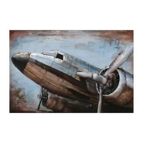 plane-3d-metal-oil-painting-fam-1438