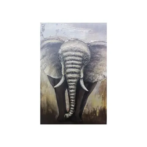 elephant-3d-metal-oil-painting-fam-2339lln