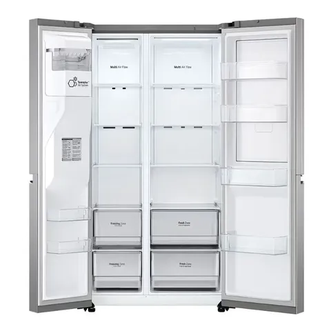 lg-611l-platinum-silver-side-by-side-fridge-gc-j257slss-open