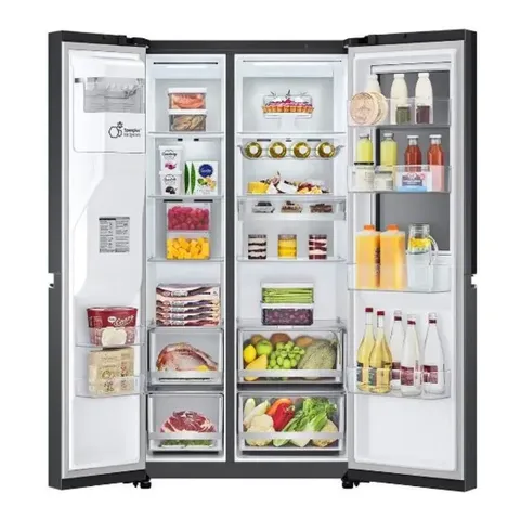 lg-617l-instaview-side-by-side-fridge-gc-x257cqfs-open