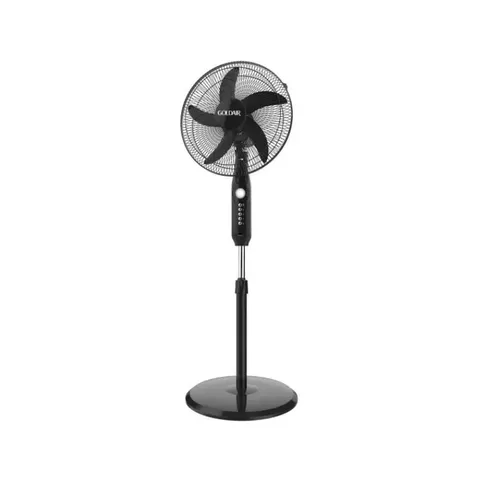 goldair-black-rechargeable-pedestal-fan